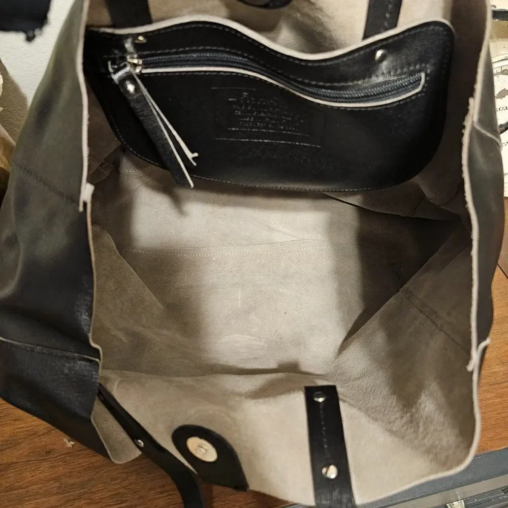 Pulicati Large Leather Satchel